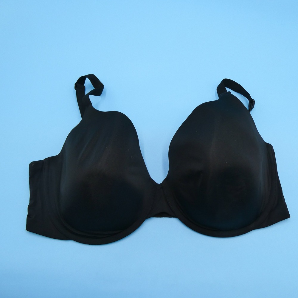 Victoria's Secret T-Shirt Bra Womens 38DDD Full Coverage Black Lightly Lined